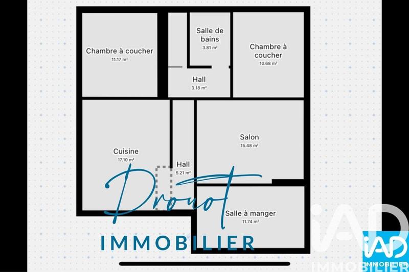 Appartement - 70 m² - 4 pièces