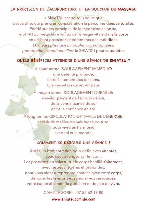 Shiatsu Camille