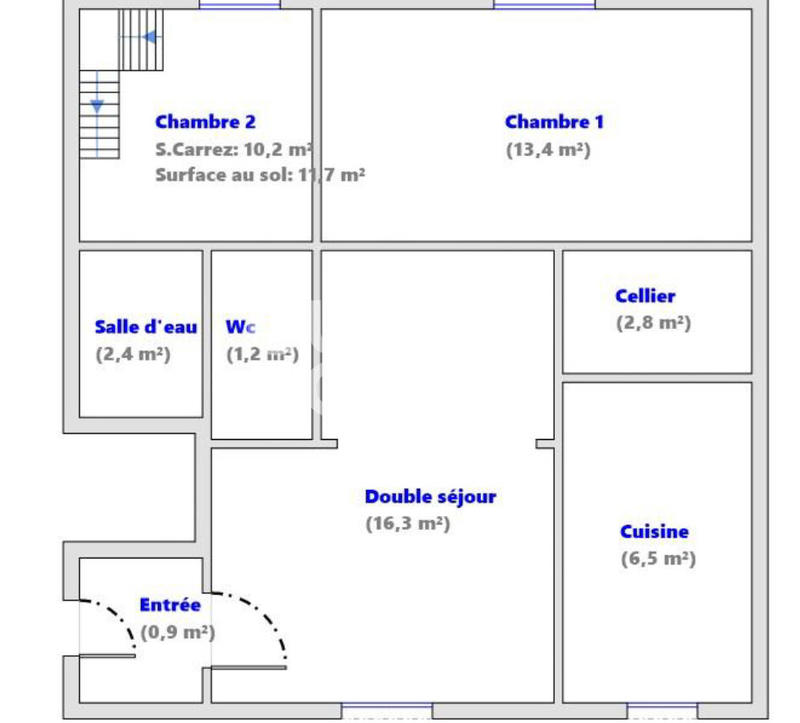 Appartement - 108 m² - 5 pièces