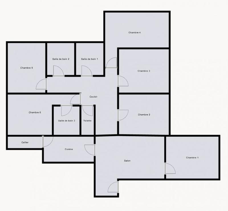 Chambre - 21 m² - 6 pièces