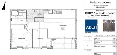 Appartement - 63 m² - 3 pièces