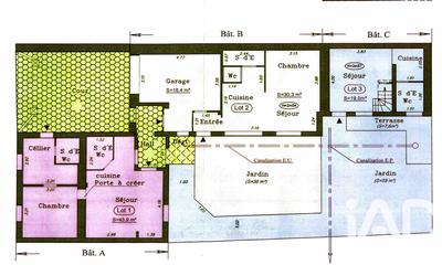 Maison - 45 m² - 3 pièces