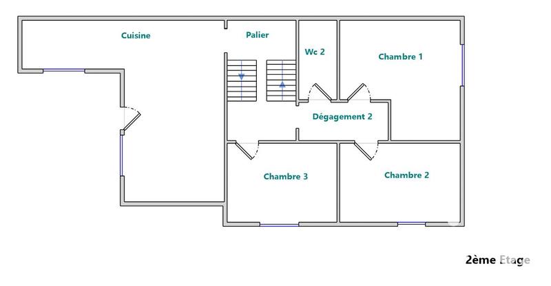 Maison - 107 m² - 5 pièces