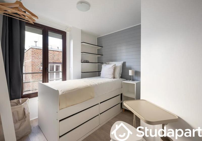 Chambre - 9 m² - 1 pièce