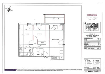Appartement - 60 m² - 3 pièces