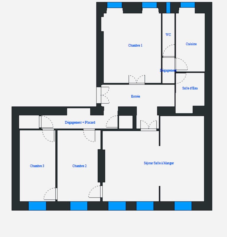 Appartement - 114 m² - 4 pièces
