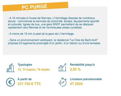 Appartement - 59 m² - 3 pièces