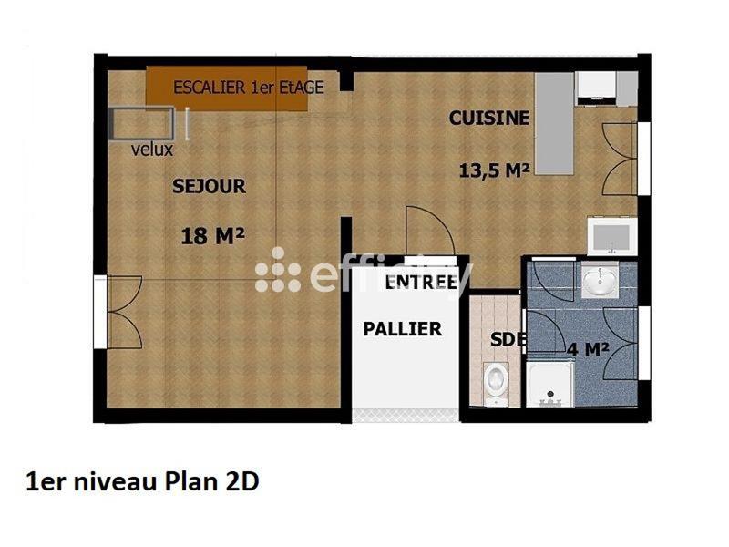 Appartement - 57 m² - 3 pièces