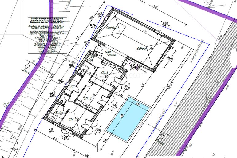 Maison contemporaine - 115 m² - 4 pièces