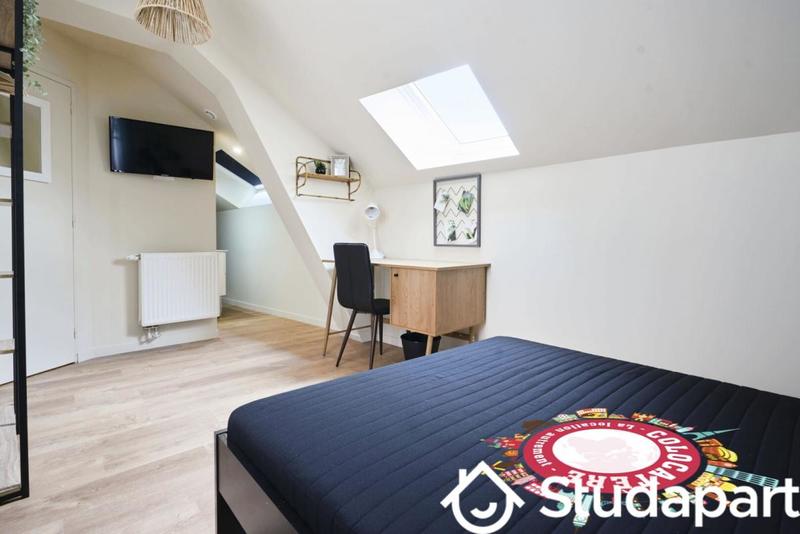 Chambre - 8 m² - 1 pièce