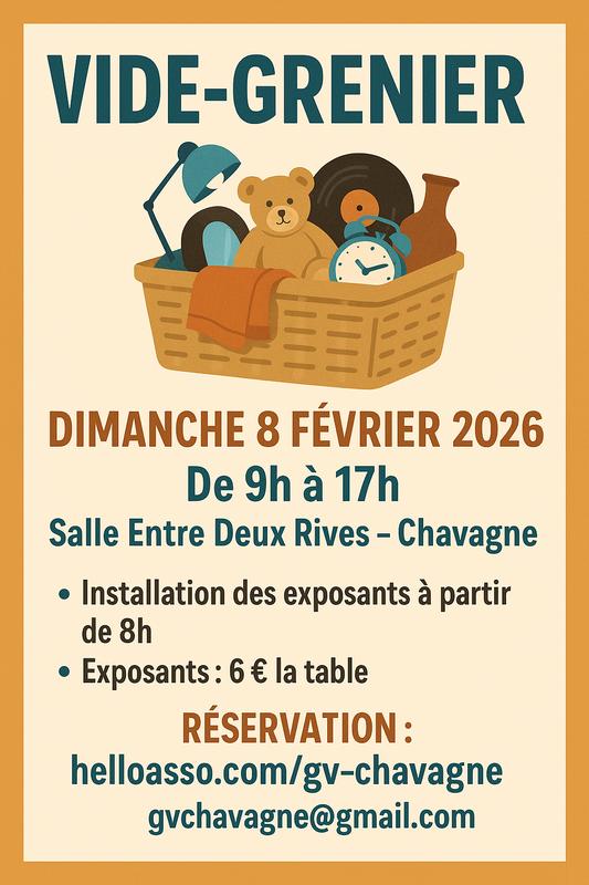 Vide grenier de la gv chavagne