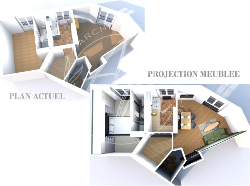 Appartement - 36 m² - 2 pièces