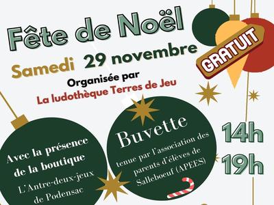 Fête de Noël avec la ludothèque Terres de jeu