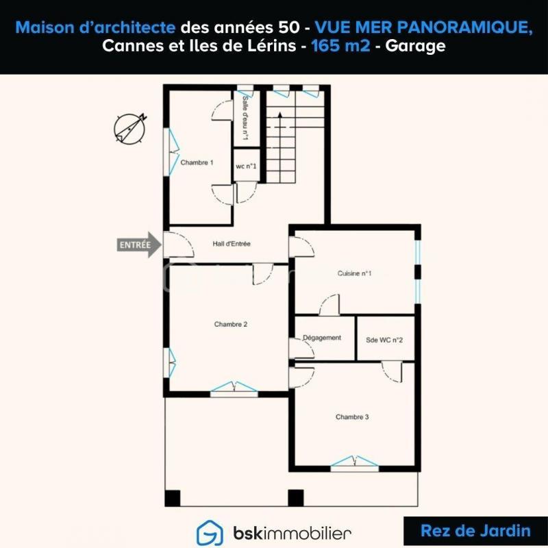 Maison d'architecte - 157 m² - 7 pièces
