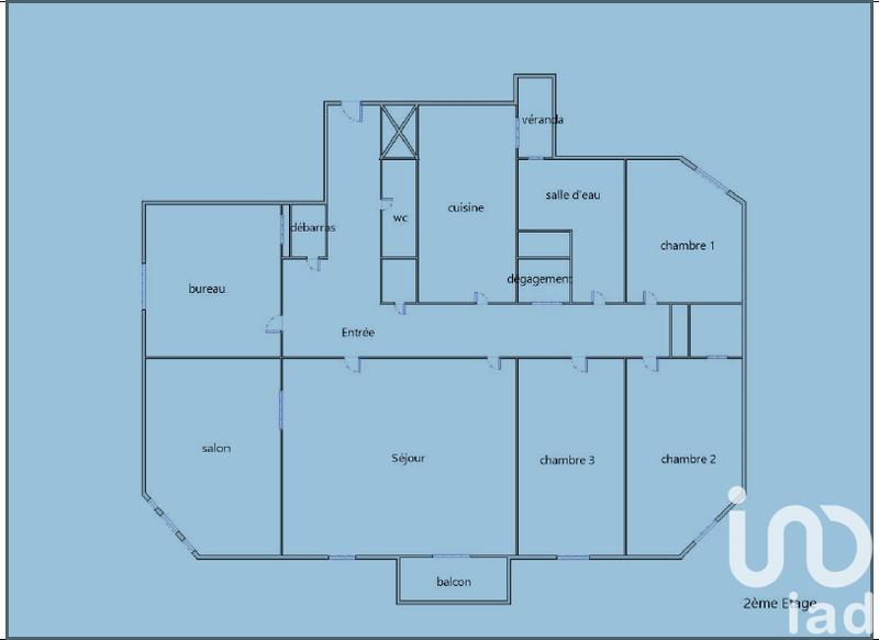 Appartement - 118 m² - 6 pièces