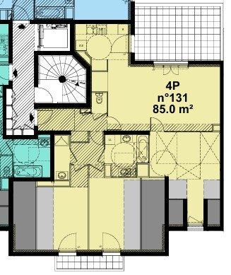 Appartement - 85 m² - 4 pièces