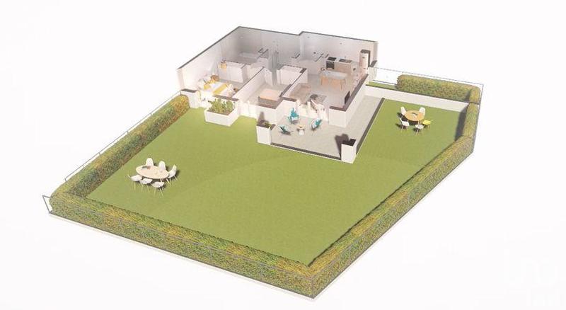 Appartement - 65 m² - 3 pièces