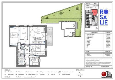 Appartement - 78 m² - 4 pièces