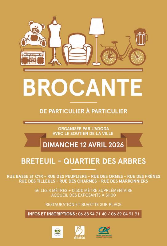 Brocante de quartier.