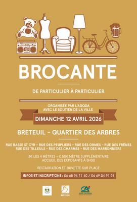 Brocante de quartier.