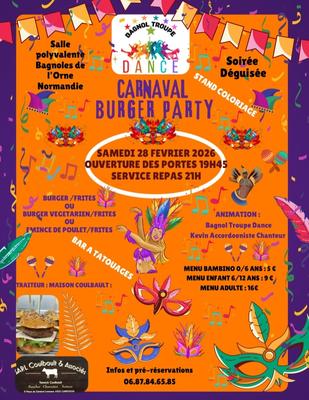 Troisième édition du Carnaval Burger Party