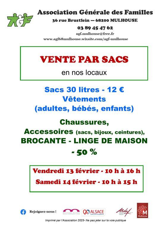 Vente par sacs