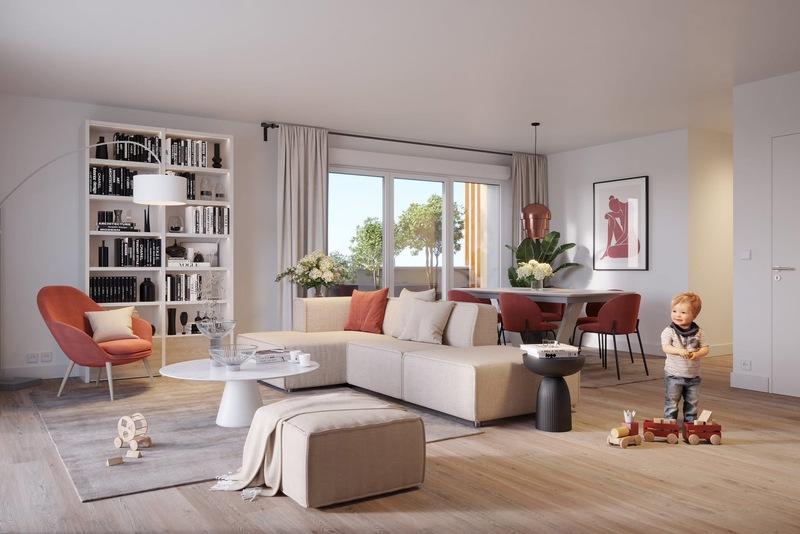 Appartement - 63 m² - 3 pièces