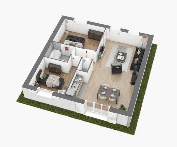 Maison - 475 m² - 3 pièces