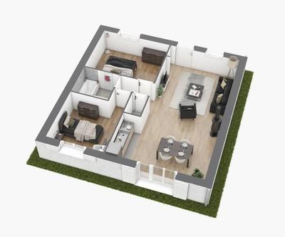 Maison - 475 m² - 3 pièces