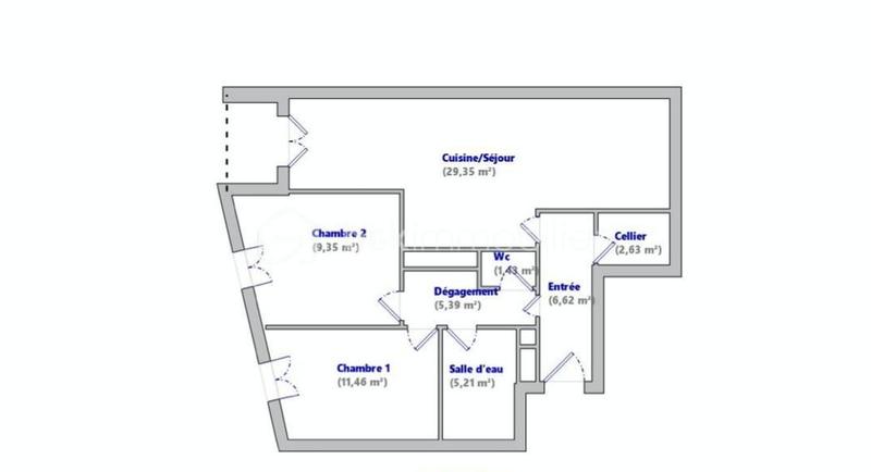 Appartement - 71 m² - 3 pièces