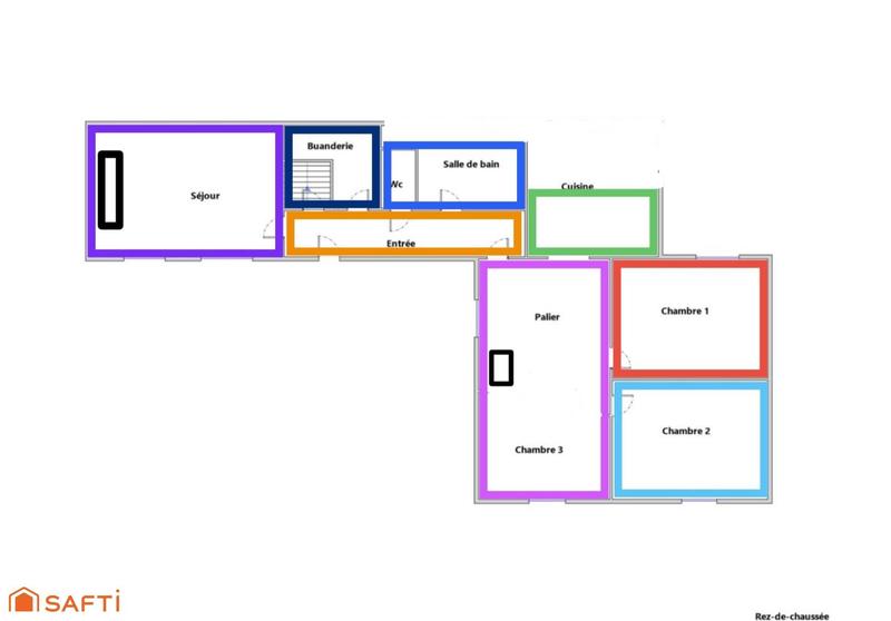 Maison de village - 92 m² - 5 pièces