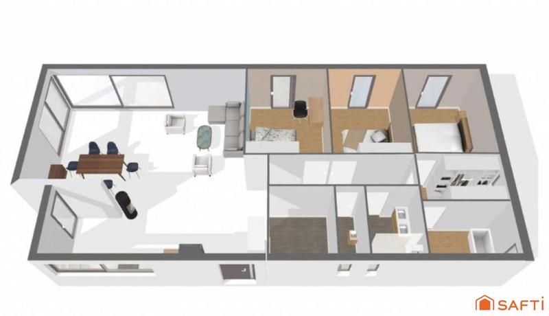 Maison - 135 m² - 4 pièces