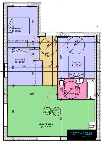 Maison - 70 m² - 4 pièces