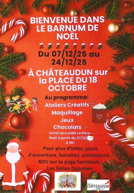 Animations de Noël des Folies Dunoises