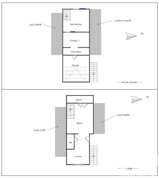 Maison - 82 m² - 5 pièces