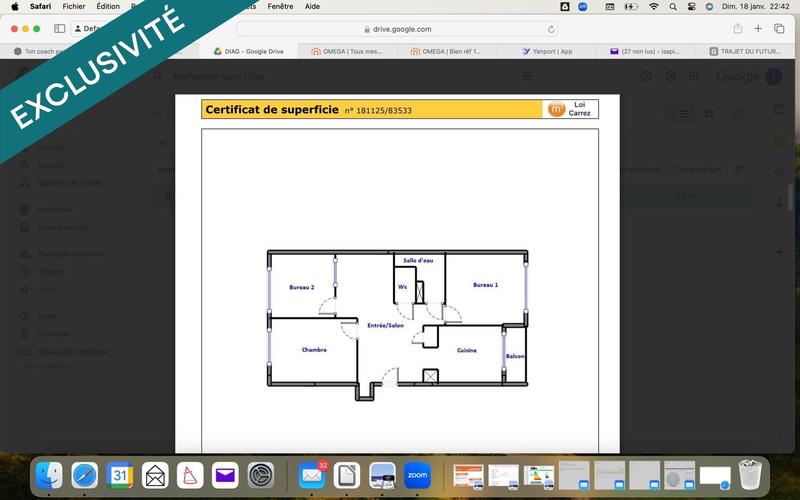 Appartement - 57 m² - 4 pièces