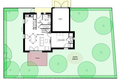 Maison contemporaine - 101 m² - 5 pièces