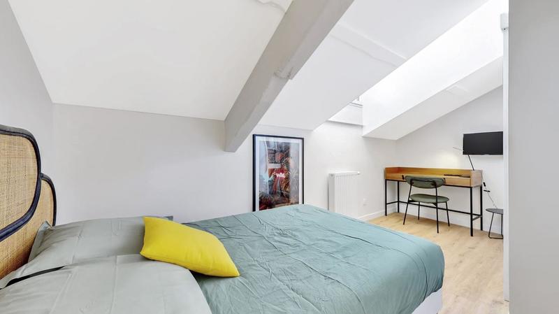 Chambre - 9 m² - 1 pièce