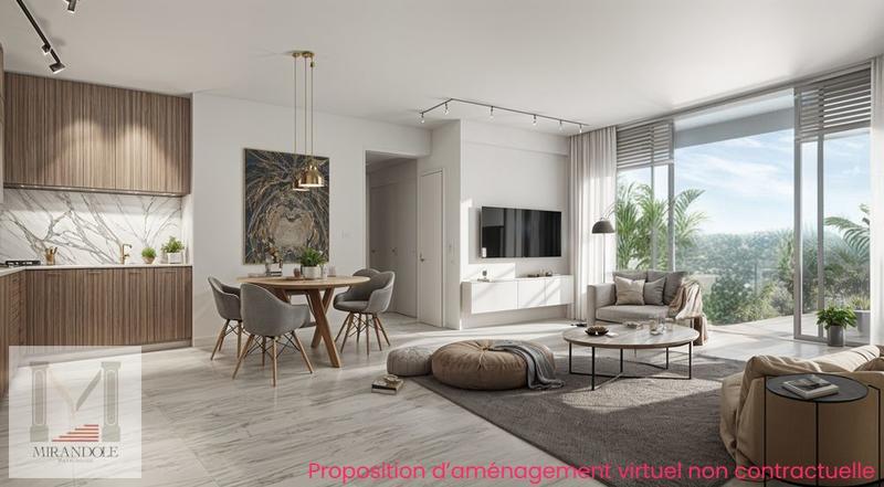 Appartement - 43 m² - 2 pièces