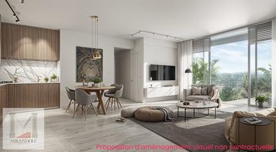 Appartement - 43 m² - 2 pièces