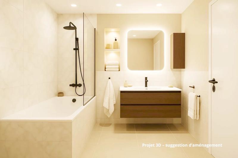 Appartement - 49 m² - 2 pièces