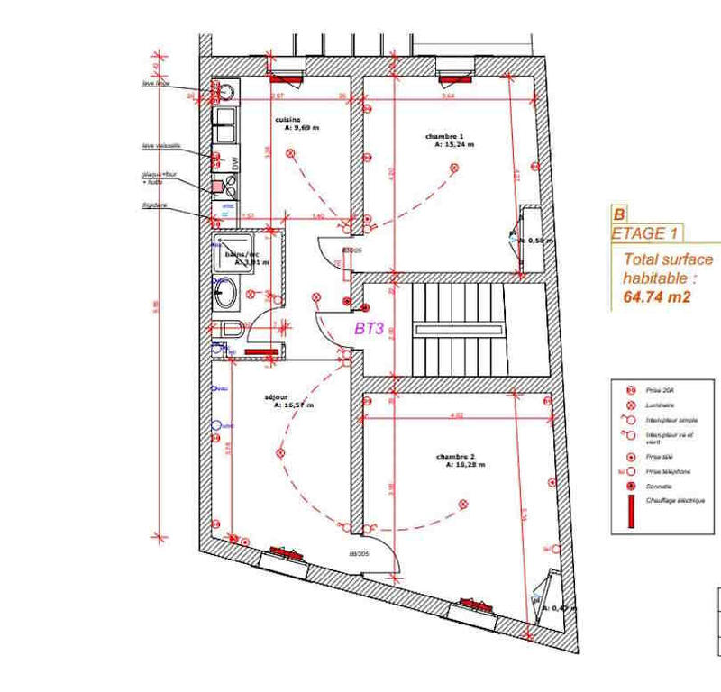 Immeuble - 238 m² - 10 pièces