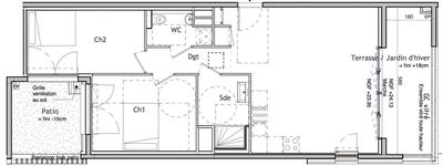 Appartement - 67 m² - 3 pièces