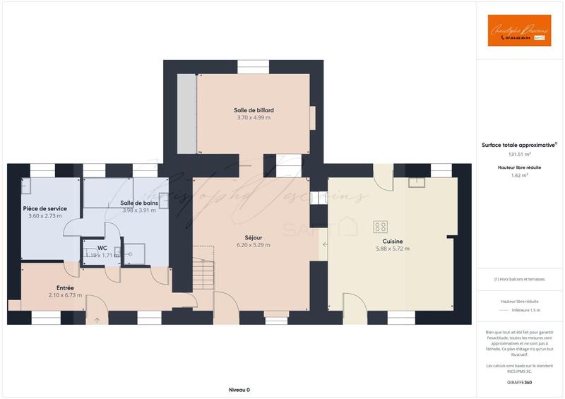 Maison - 240 m² - 8 pièces