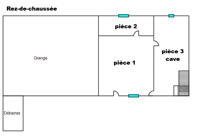Maison de village - 75 m² - 4 pièces