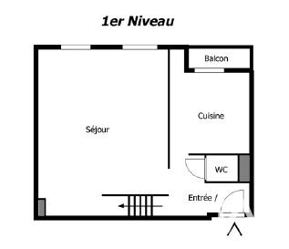 Duplex - 68 m² - 3 pièces