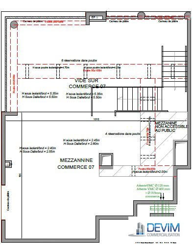 Local commercial - 140 m²