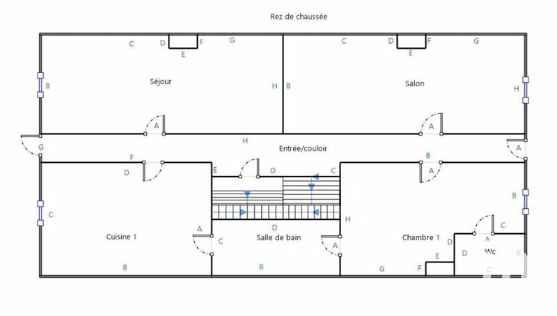 Maison de village - 147 m² - 8 pièces