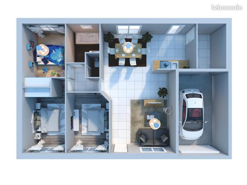 Maison - 86 m² - 5 pièces