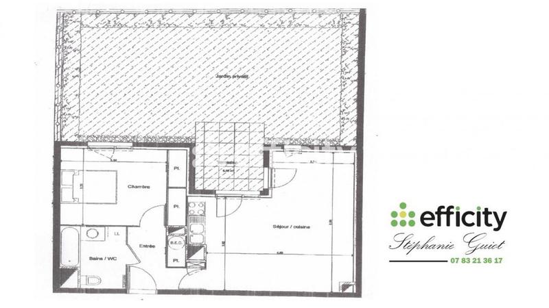 Appartement - 49 m² - 2 pièces